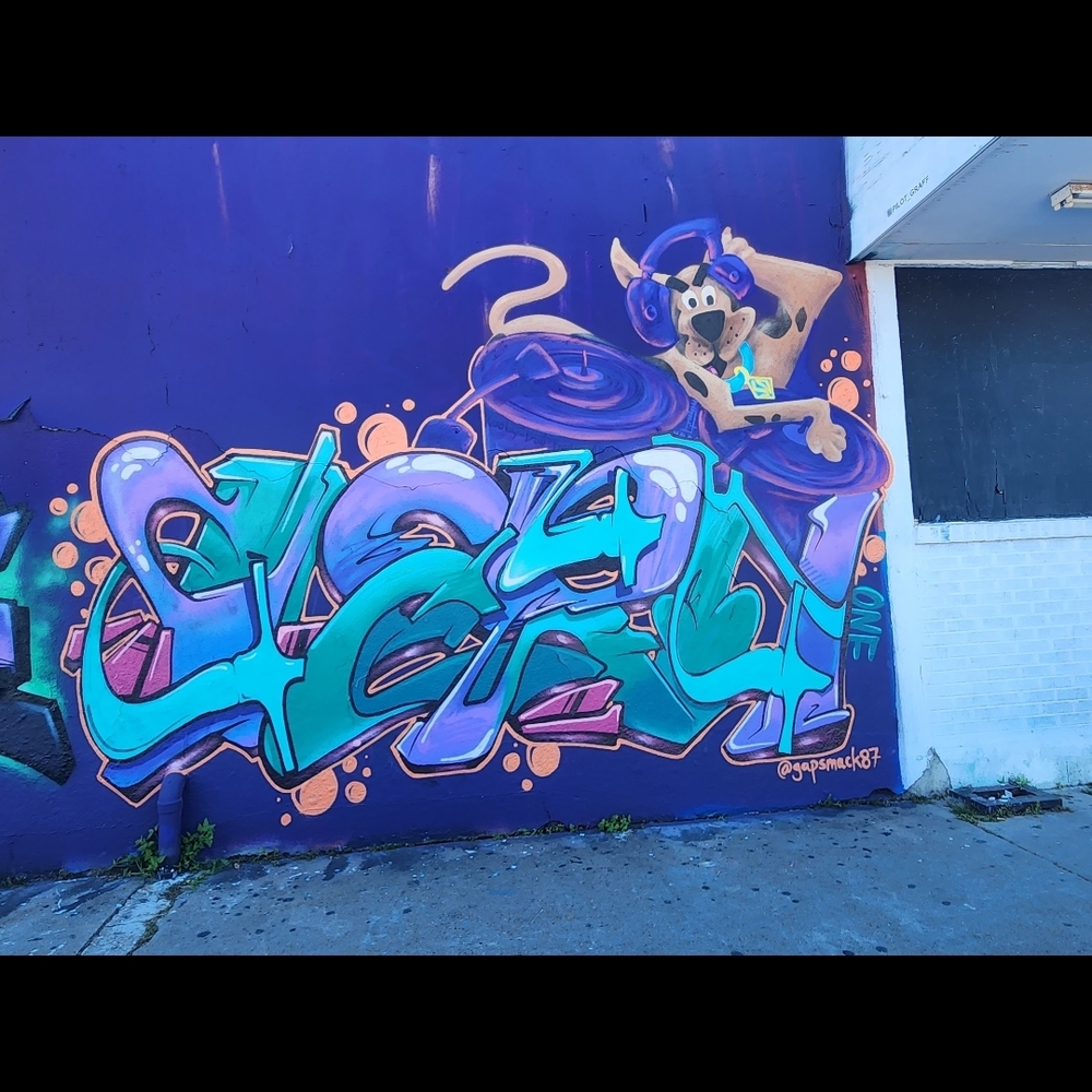 Colorful Street Art Mural